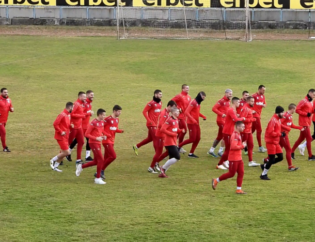 Първа тренировка на Марек за пролетния полусезон на Втора лига